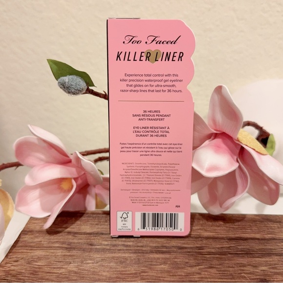 Too Faced Killer Liner 36 Hour Waterproof Gel Eyeliner Pencil Killer Storm NIB - Picture 4 of 8